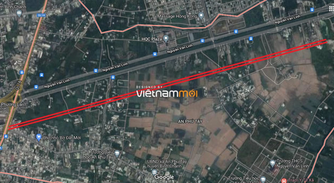 Đường sẽ mở theo quy hoạch ở xã An Phú Tây, huyện Bình Chánh, TP HCM (Phần 4) - Ảnh 5. Đường sẽ mở theo quy hoạch ở xã An Phú Tây, huyện Bình Chánh, TP HCM (Phần 4) - Ảnh 5.