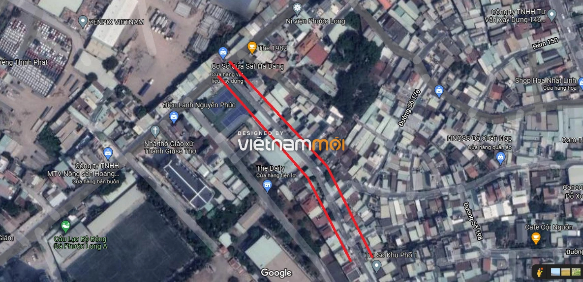 Đường sẽ mở theo quy hoạch ở phường Phước Long A, quận 9, Thủ Đức, TP HCM (phần 7) - Ảnh 5. Đường sẽ mở theo quy hoạch ở phường Phước Long A, quận 9, Thủ Đức, TP HCM (phần 7) - Ảnh 5.