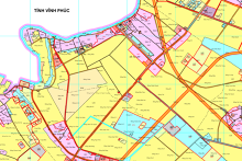 Bản đồ quy hoạch giao thông xã Tự Lập, Mê Linh, Hà Nội thời kỳ 2021 - 2030