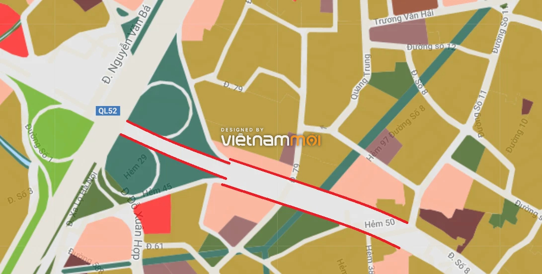 Đường sẽ mở theo quy hoạch ở phường Phước Long B, quận 9, Thủ Đức, TP HCM (phần 1) - Ảnh 2. Đường sẽ mở theo quy hoạch ở phường Phước Long B, quận 9, Thủ Đức, TP HCM (phần 1) - Ảnh 2.
