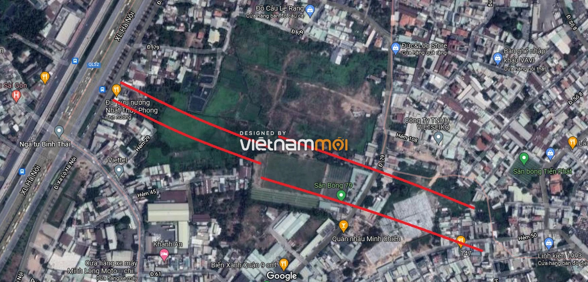 Đường sẽ mở theo quy hoạch ở phường Phước Long B, quận 9, Thủ Đức, TP HCM (phần 1) - Ảnh 3. Đường sẽ mở theo quy hoạch ở phường Phước Long B, quận 9, Thủ Đức, TP HCM (phần 1) - Ảnh 3.