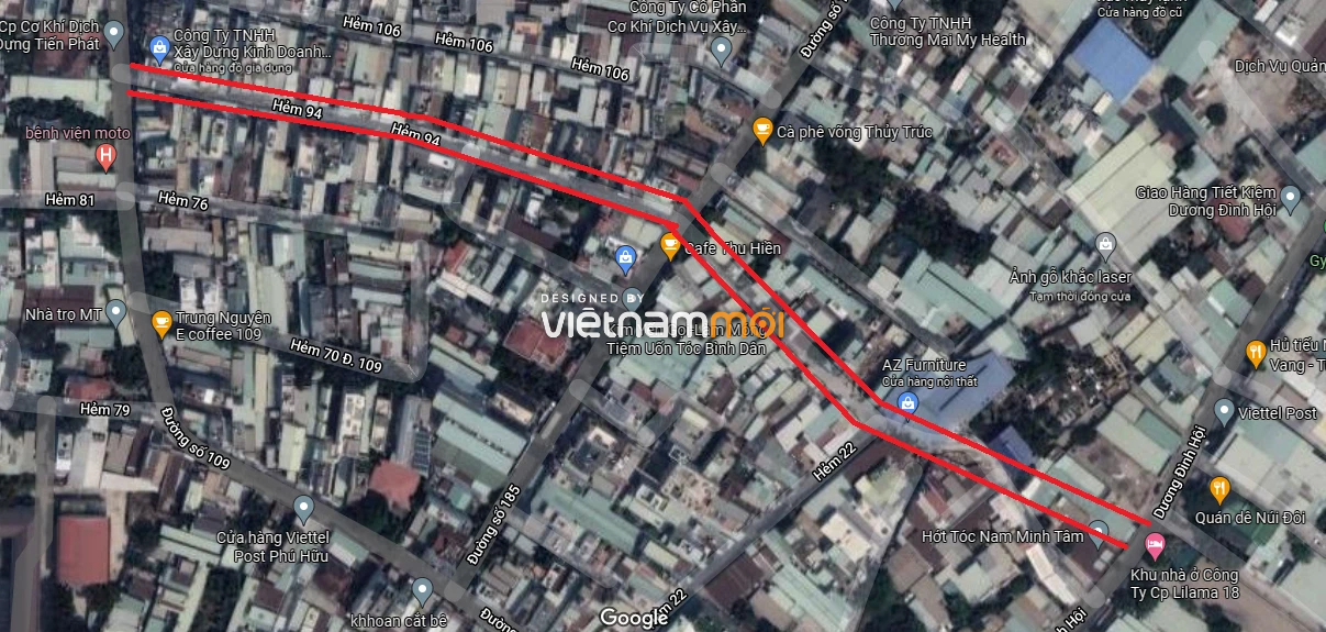 Đường sẽ mở theo quy hoạch ở phường Phước Long B, quận 9, Thủ Đức, TP HCM (phần 6) - Ảnh 3. Đường sẽ mở theo quy hoạch ở phường Phước Long B, quận 9, Thủ Đức, TP HCM (phần 6) - Ảnh 3.