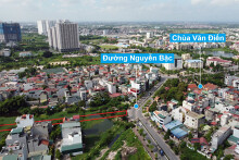 Hà Nội duyệt chỉ giới đường đỏ tuyến đường nối Nguyễn Bặc với KĐT mới Tứ Hiệp