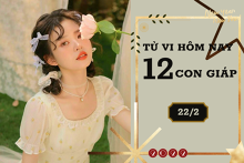 Tử vi hàng ngày hôm nay 22/2 của 12 con giáp: Sửu gặp nhiều may mắn, Thìn tình cảm viên mãn