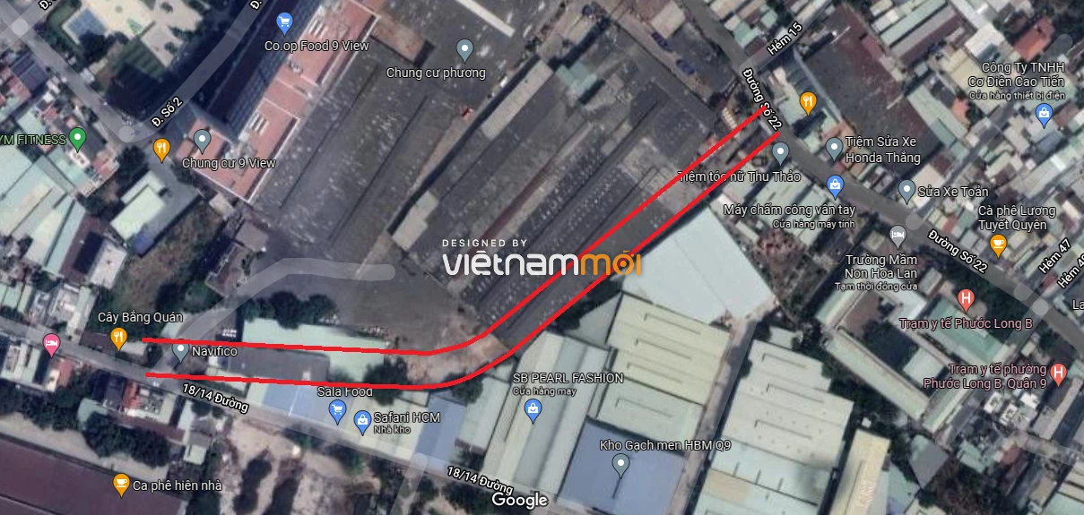 Đường sẽ mở theo quy hoạch ở phường Phước Long B, quận 9, Thủ Đức, TP HCM (phần 9) - Ảnh 3. Đường sẽ mở theo quy hoạch ở phường Phước Long B, quận 9, Thủ Đức, TP HCM (phần 9) - Ảnh 3.