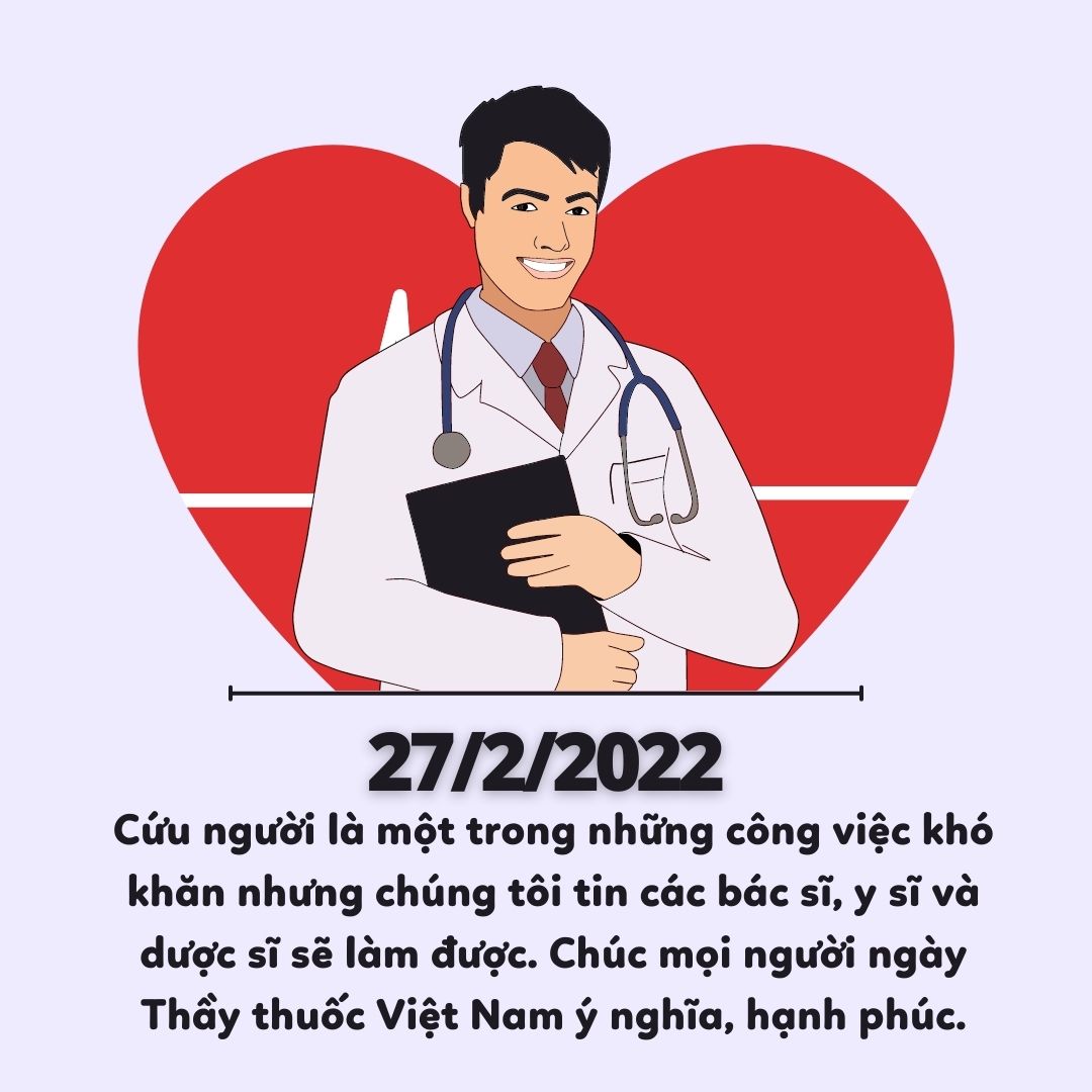 Top 20 lời chúc ngày Thầy thuốc Việt Nam hay và ý nghĩa năm 2022 - Ảnh 3. Top 20 lời chúc ngày Thầy thuốc Việt Nam hay và ý nghĩa năm 2022 - Ảnh 3.