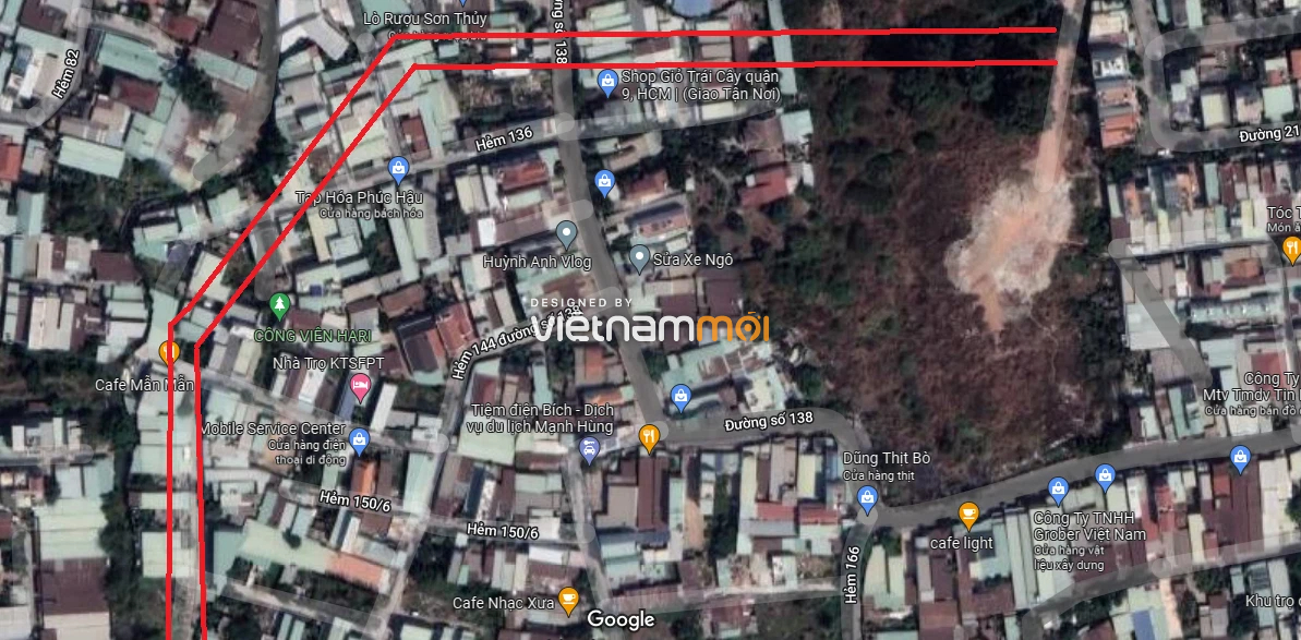 Đường sẽ mở theo quy hoạch ở phường Tân Phú, quận 9, Thủ Đức, TP HCM (phần 5) - Ảnh 3. Đường sẽ mở theo quy hoạch ở phường Tân Phú, quận 9, Thủ Đức, TP HCM (phần 5) - Ảnh 3.