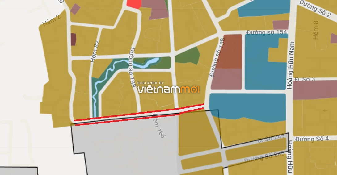 Đường sẽ mở theo quy hoạch ở phường Tân Phú, quận 9, Thủ Đức, TP HCM (phần 6) - Ảnh 2. Đường sẽ mở theo quy hoạch ở phường Tân Phú, quận 9, Thủ Đức, TP HCM (phần 6) - Ảnh 2.