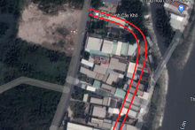Đường sẽ mở theo quy hoạch ở xã Phước Lộc, huyện Nhà Bè, TP HCM (phần 8)