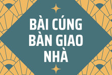 Bài cúng bàn giao nhà đúng cách được nhiều may mắn