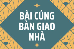 Bài cúng bàn giao nhà đúng cách được nhiều may mắn