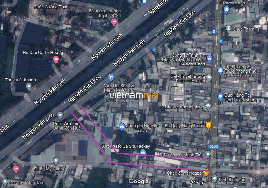 Đường sẽ mở theo quy hoạch ở xã Bình Hưng, huyện Bình Chánh, TP HCM (Phần 3) - Ảnh 7. Đường sẽ mở theo quy hoạch ở xã Bình Hưng, huyện Bình Chánh, TP HCM (Phần 3) - Ảnh 7.