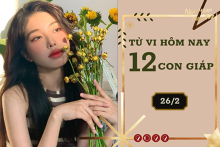 Tử vi hàng ngày hôm nay 26/2 của 12 con giáp: Tỵ đầy sự sáng tạo, Thân may mắn ngập tràn