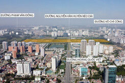 Cận cảnh khu đất dự kiến xây dựng trụ sở mới của 12 Bộ, ngành ở Tây Hồ Tây