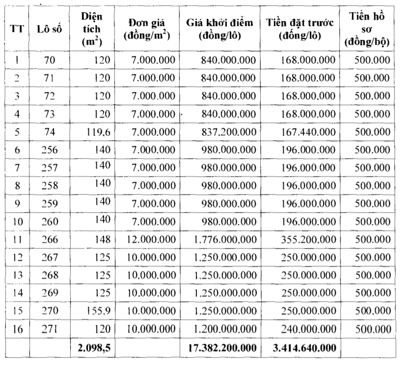 Thanh Hóa đấu giá 16 lô đất đô thị tại Nga Sơn, khởi điểm từ 837,2 triệu đồng/lô - Ảnh 1.