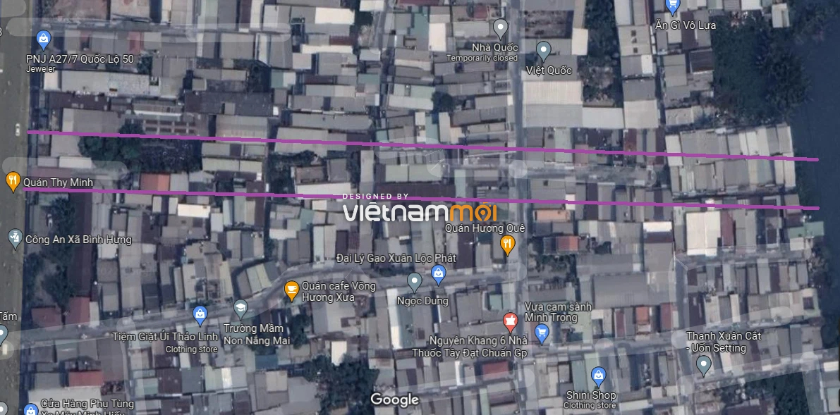 Đường sẽ mở theo quy hoạch ở xã Bình Hưng, huyện Bình Chánh, TP HCM (Phần 6) - Ảnh 5. Đường sẽ mở theo quy hoạch ở xã Bình Hưng, huyện Bình Chánh, TP HCM (Phần 6) - Ảnh 5.