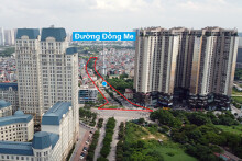 Những khu đất sắp thu hồi để mở đường ở phường Mễ Trì, Nam Từ Liêm, Hà Nội