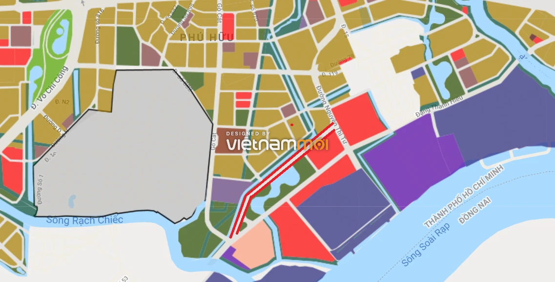 Đường sẽ mở theo quy hoạch ở phường Phú Hữu, quận 9, Thủ Đức, TP HCM (phần 1) - Ảnh 4. Đường sẽ mở theo quy hoạch ở phường Phú Hữu, quận 9, Thủ Đức, TP HCM (phần 1) - Ảnh 4.