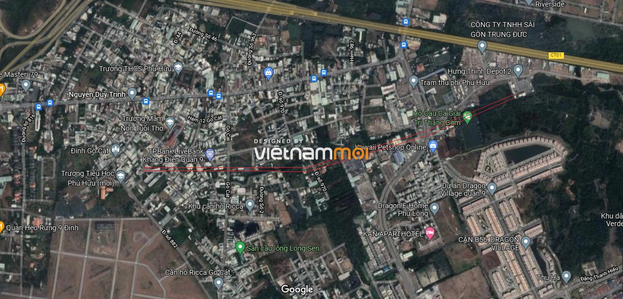 Đường sẽ mở theo quy hoạch ở phường Phú Hữu, quận 9, Thủ Đức, TP HCM (phần 4) - Ảnh 3. Đường sẽ mở theo quy hoạch ở phường Phú Hữu, quận 9, Thủ Đức, TP HCM (phần 4) - Ảnh 3.