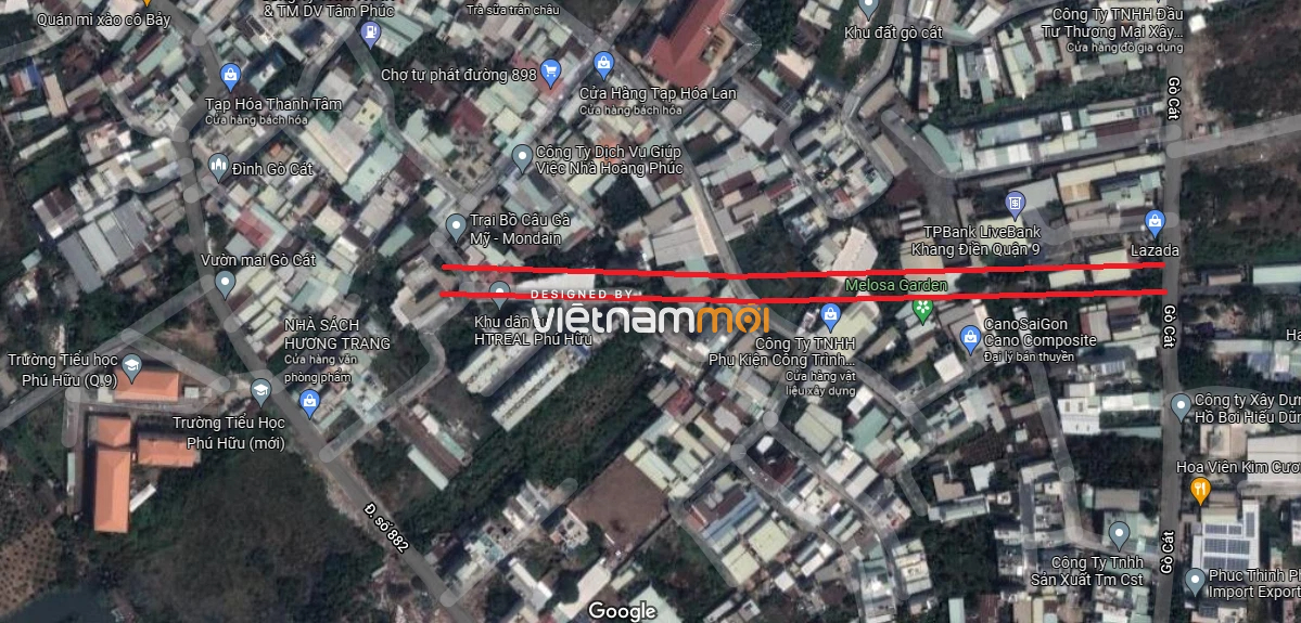 Đường sẽ mở theo quy hoạch ở phường Phú Hữu, quận 9, Thủ Đức, TP HCM (phần 4) - Ảnh 4. Đường sẽ mở theo quy hoạch ở phường Phú Hữu, quận 9, Thủ Đức, TP HCM (phần 4) - Ảnh 4.