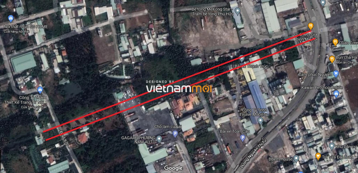 Đường sẽ mở theo quy hoạch ở phường Phú Hữu, quận 9, Thủ Đức, TP HCM (phần 4) - Ảnh 6. Đường sẽ mở theo quy hoạch ở phường Phú Hữu, quận 9, Thủ Đức, TP HCM (phần 4) - Ảnh 6.