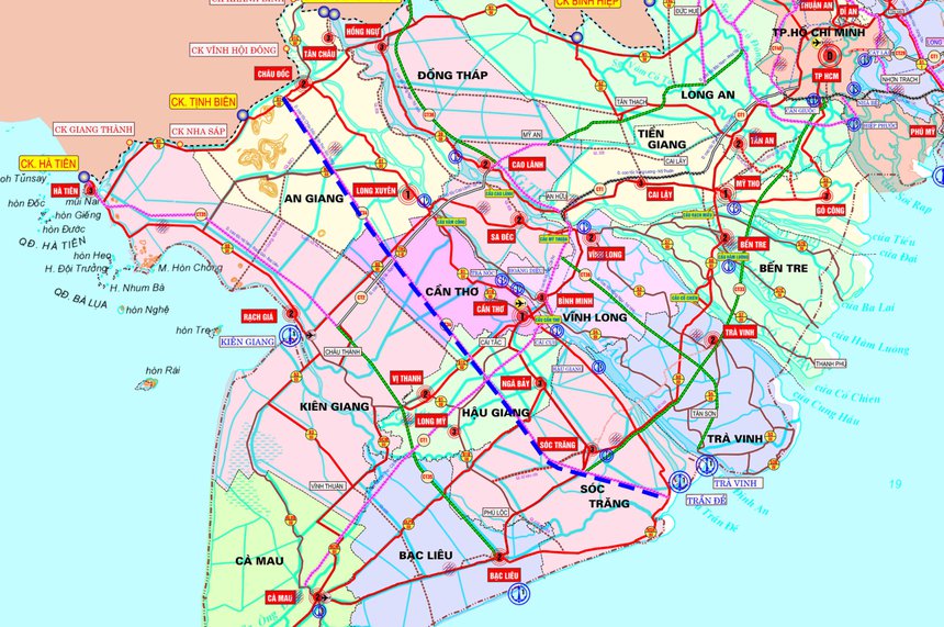 Đề xuất chi hơn 44.300 tỷ đồng làm 188 km cao tốc Châu Đốc - Cần Thơ - Sóc Trăng - Ảnh 1. Đề xuất chi hơn 44.300 tỷ đồng làm 188 km cao tốc Châu Đốc - Cần Thơ - Sóc Trăng - Ảnh 1.