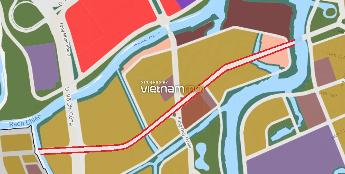 Đường sẽ mở theo quy hoạch ở phường Phú Hữu, quận 9, Thủ Đức, TP HCM (phần 6) - Ảnh 2.