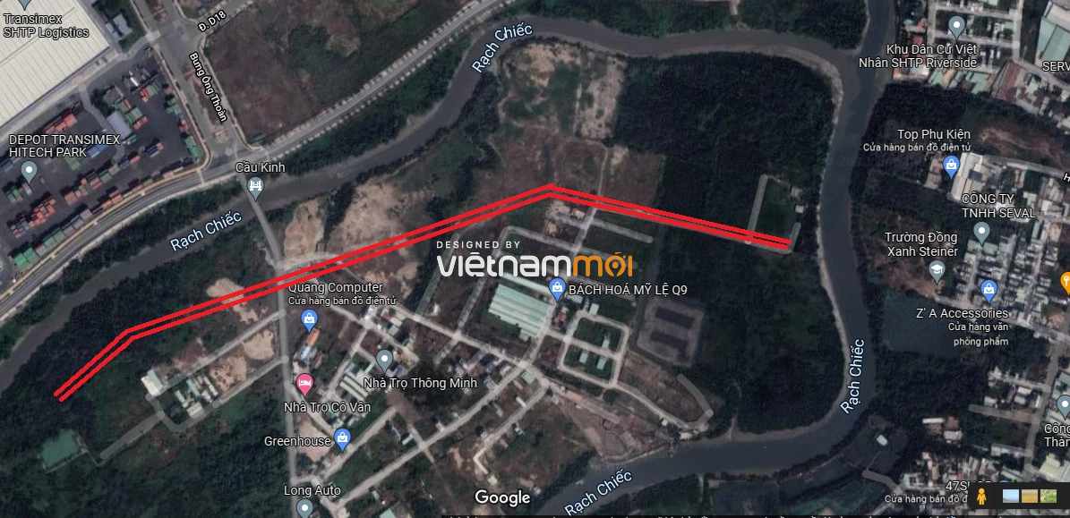 Đường sẽ mở theo quy hoạch ở phường Phú Hữu, quận 9, Thủ Đức, TP HCM (phần 7) - Ảnh 5. Đường sẽ mở theo quy hoạch ở phường Phú Hữu, quận 9, Thủ Đức, TP HCM (phần 7) - Ảnh 5.