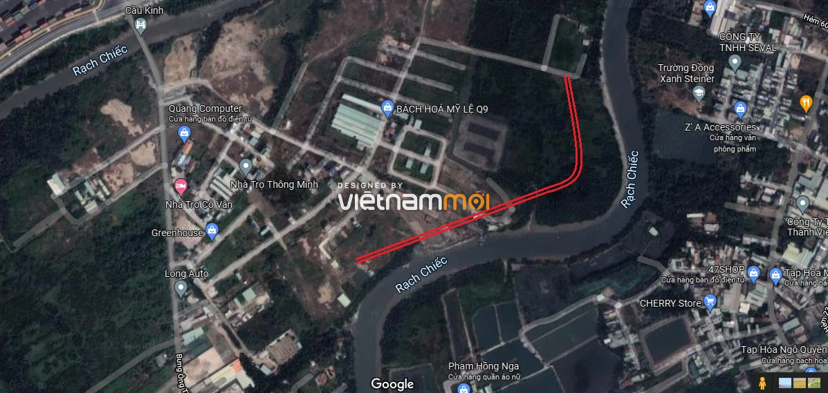 Đường sẽ mở theo quy hoạch ở phường Phú Hữu, quận 9, Thủ Đức, TP HCM (phần 7) - Ảnh 7. Đường sẽ mở theo quy hoạch ở phường Phú Hữu, quận 9, Thủ Đức, TP HCM (phần 7) - Ảnh 7.