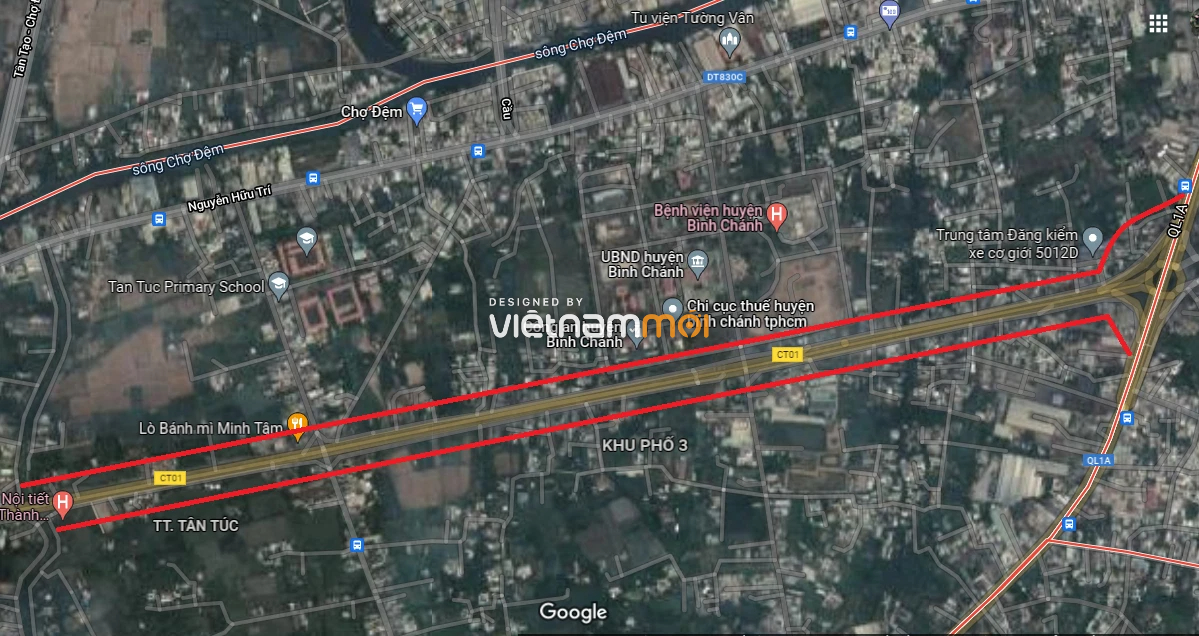 Đường sẽ mở theo quy hoạch ở thị trấn Tân Túc, huyện Bình Chánh, TP HCM (Phần 6) - Ảnh 3.