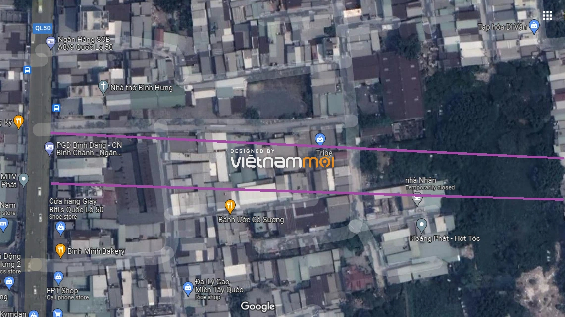 Đường sẽ mở theo quy hoạch ở xã Bình Hưng, huyện Bình Chánh, TP HCM (Phần 7) - Ảnh 4. Đường sẽ mở theo quy hoạch ở xã Bình Hưng, huyện Bình Chánh, TP HCM (Phần 7) - Ảnh 4.