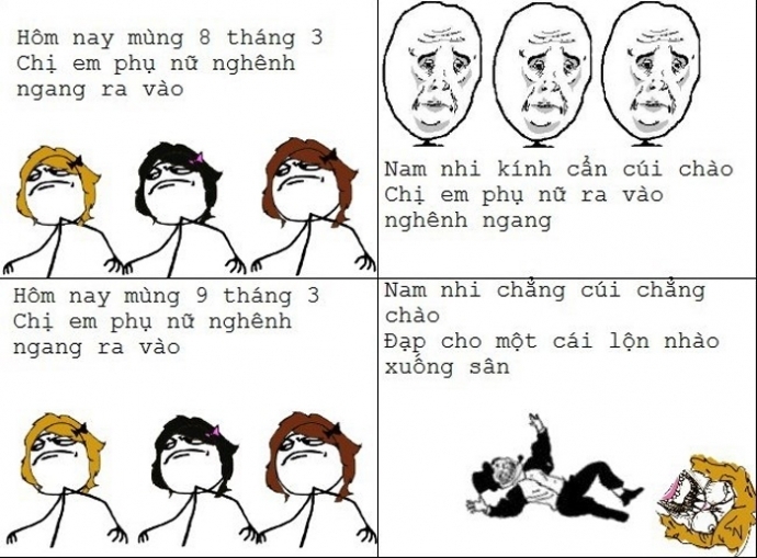 Top 20 status về 8/3 hài hước, đọc là cười năm 2022 - Ảnh 4. Top 20 status về 8/3 hài hước, đọc là cười năm 2022 - Ảnh 4.