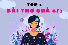 Top 5 bài thơ quà 8/3 hay và ý nghĩa năm 2022