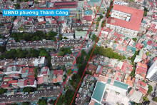 Những khu đất sắp thu hồi để mở đường ở phường Thành Công, Ba Đình, Hà Nội (phần 2)