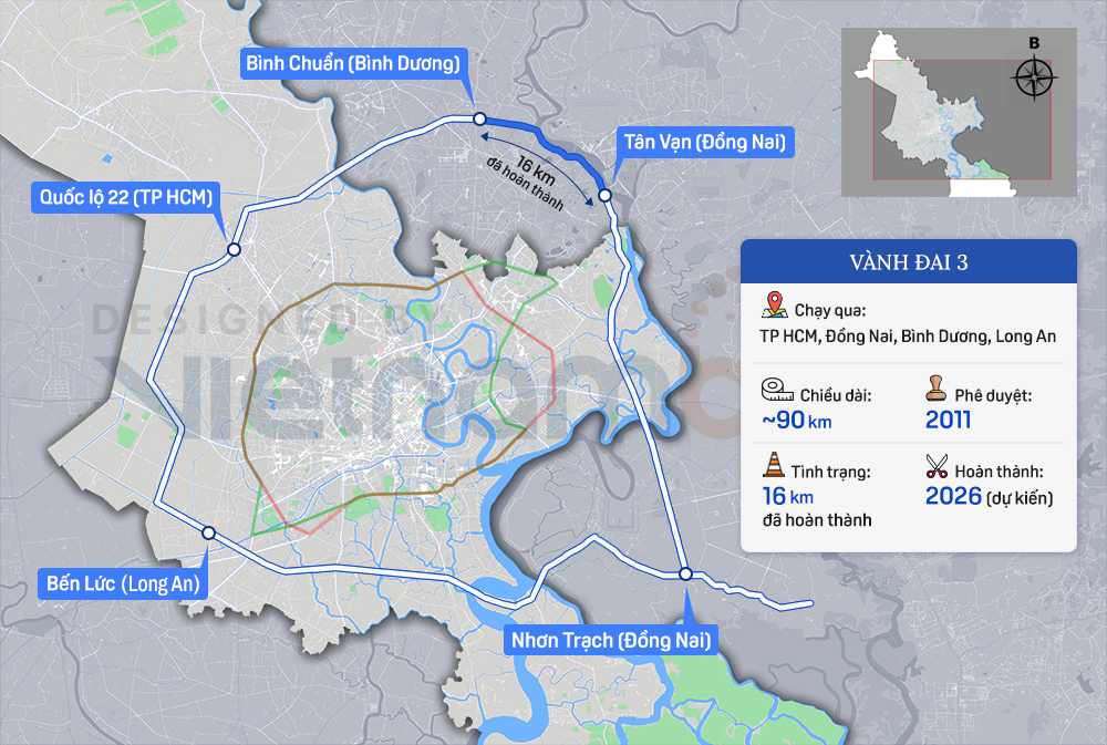 Cần sớm có cơ chế triển khai đường Vành đai 3 TP Hồ Chí Minh - Ảnh 1. Cần sớm có cơ chế triển khai đường Vành đai 3 TP Hồ Chí Minh - Ảnh 1.