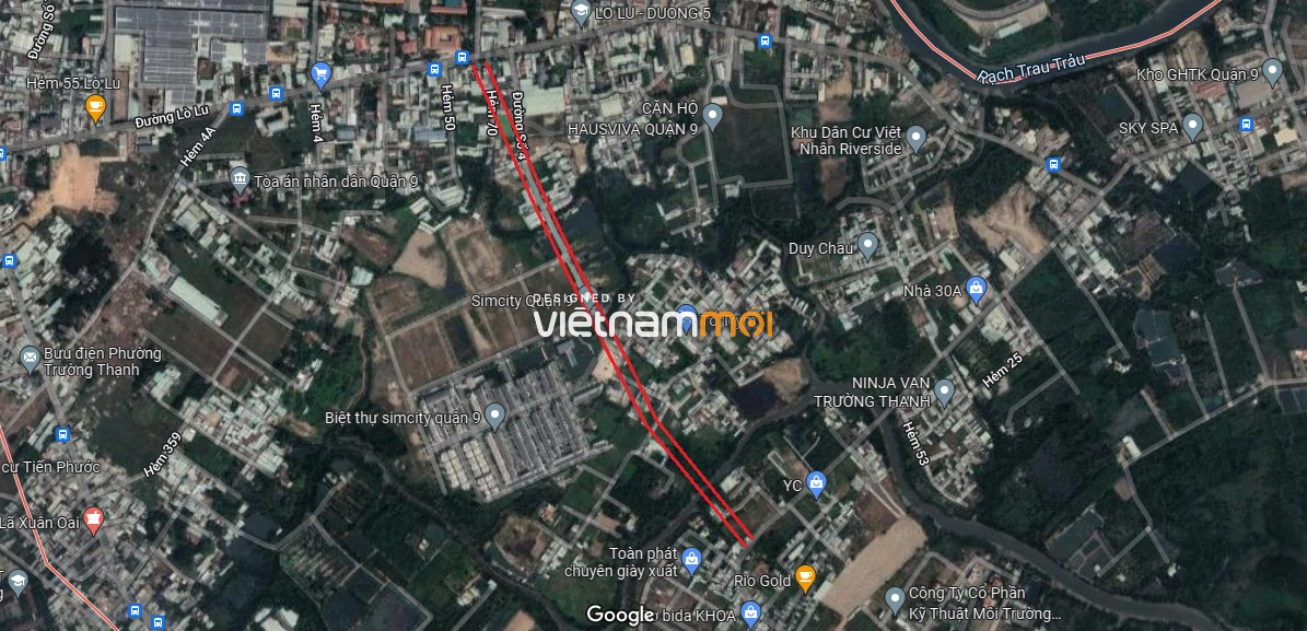 Đường sẽ mở theo quy hoạch ở phường Trường Thạnh, quận 9, Thủ Đức, TP HCM (phần 7) - Ảnh 3.