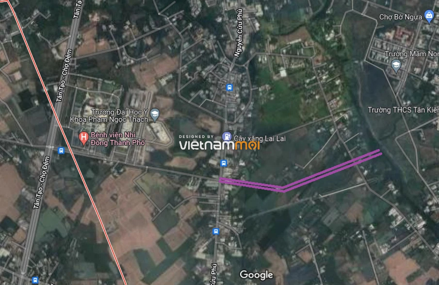 Đường sẽ mở theo quy hoạch ở xã Tân Kiên, huyện Bình Chánh, TP HCM (Phần 3) - Ảnh 3. Đường sẽ mở theo quy hoạch ở xã Tân Kiên, huyện Bình Chánh, TP HCM (Phần 3) - Ảnh 3.