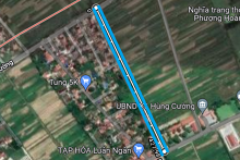 Đường sẽ mở theo quy hoạch ở xã Hùng Cường, thành phố Hưng Yên, tỉnh Hưng Yên (phần 1)