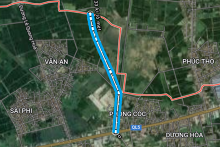 Đường sẽ mở theo quy hoạch ở phường Minh Đức, thị xã Mỹ Hào, tỉnh Hưng Yên (phần 1)