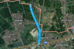 Đường sẽ mở theo quy hoạch ở phường Minh Đức, thị xã Mỹ Hào, tỉnh Hưng Yên (phần 1)