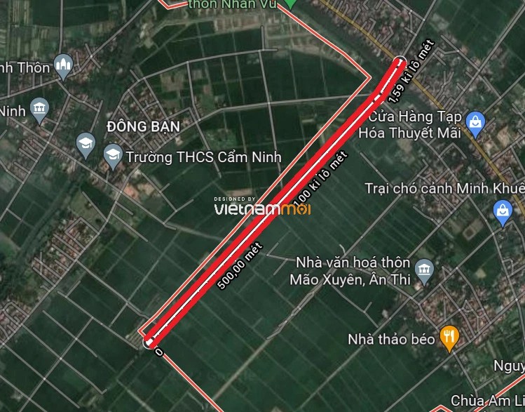 Đường sẽ mở theo quy hoạch ở xã Nguyễn Trãi, huyện Ân Thi, tỉnh Hưng Yên (phần 1) - Ảnh 3.