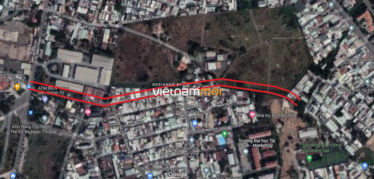 Đường sẽ mở theo quy hoạch ở phường Tăng Nhơn Phú A, quận 9, Thủ Đức, TP HCM (phần 9) - Ảnh 3. Đường sẽ mở theo quy hoạch ở phường Tăng Nhơn Phú A, quận 9, Thủ Đức, TP HCM (phần 9) - Ảnh 3.