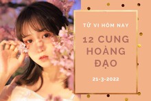Tử vi hôm nay (21/3/2022) của 12 cung hoàng đạo: Xử Nữ tình cảm tốt đẹp, Bạch Dương có quý nhân phù trợ