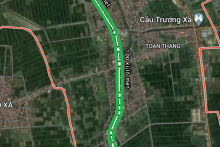 Đường sẽ mở theo quy hoạch ở xã Toàn Thắng, huyện Kim Động, tỉnh Hưng Yên (phần 1)