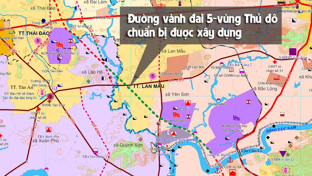 Đường vành đai 5 - vùng Thủ đô đoạn qua Bắc Giang sắp được đầu tư xây dựng, kết nối loạt KCN lớn - Ảnh 1. Đường vành đai 5 - vùng Thủ đô đoạn qua Bắc Giang sắp được đầu tư xây dựng, kết nối loạt KCN lớn - Ảnh 1.