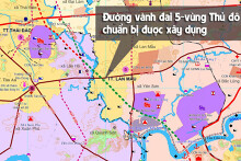 Sắp làm đường vành đai 5 - vùng Thủ đô qua Bắc Giang, kết nối loạt KCN lớn