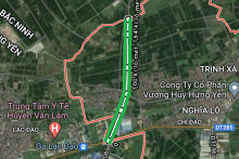 Đường sẽ mở theo quy hoạch ở xã Chỉ Đạo, huyện Văn Lâm, tỉnh Hưng Yên (phần 1)