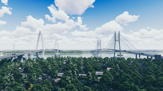 Ngoài 1.166 km cao tốc, miền Tây sắp có thêm 4 cầu mới hơn 20.000 tỷ đồng - Ảnh 4. Ngoài 1.166 km cao tốc, miền Tây sắp có thêm 4 cầu mới hơn 20.000 tỷ đồng - Ảnh 4.