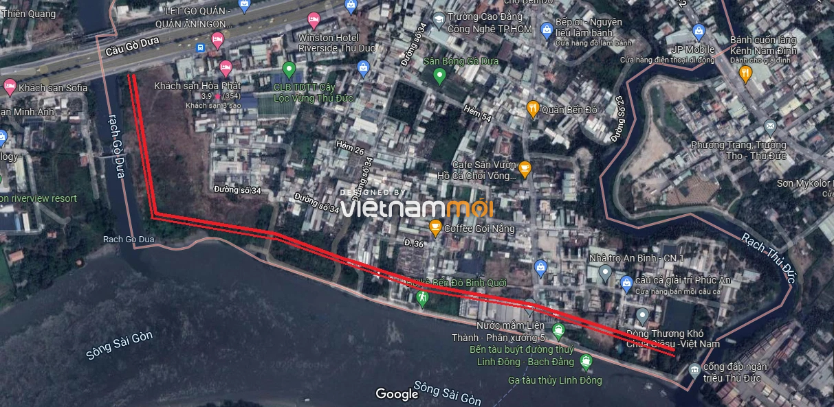 Đường sẽ mở theo quy hoạch ở phường Linh Đông, quận Thủ Đức, Thủ Đức, TP HCM (phần 1) - Ảnh 3.
