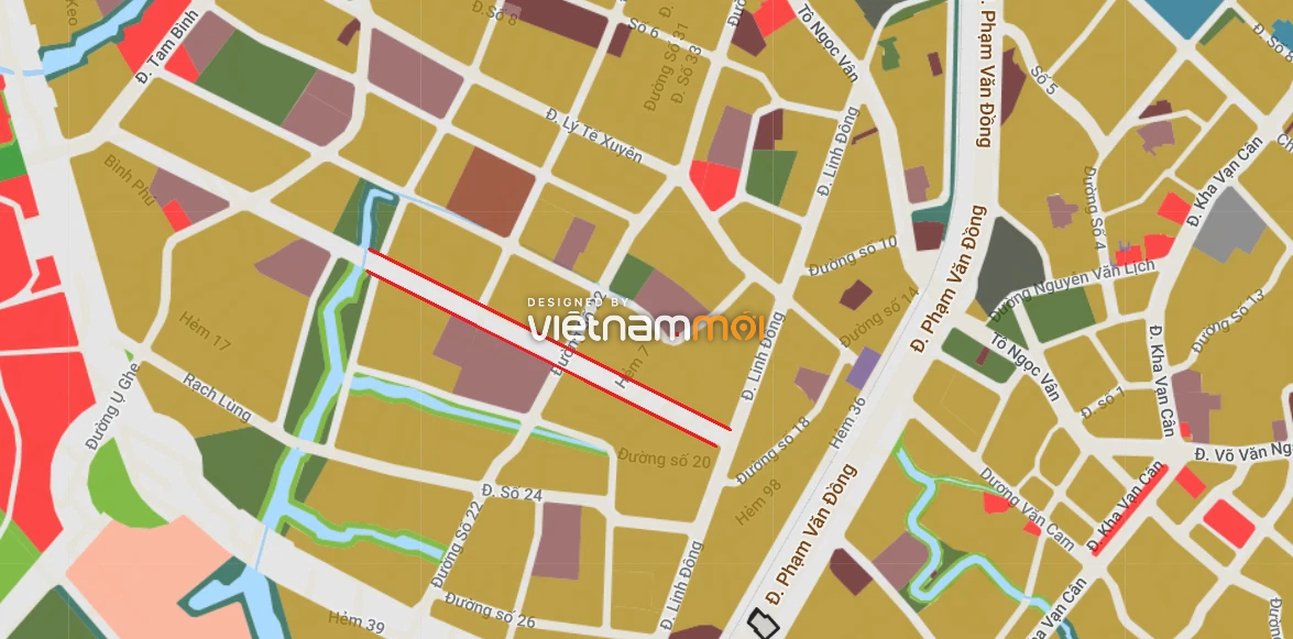 Đường sẽ mở theo quy hoạch ở phường Linh Đông, quận Thủ Đức, Thủ Đức, TP HCM (phần 5) - Ảnh 4.